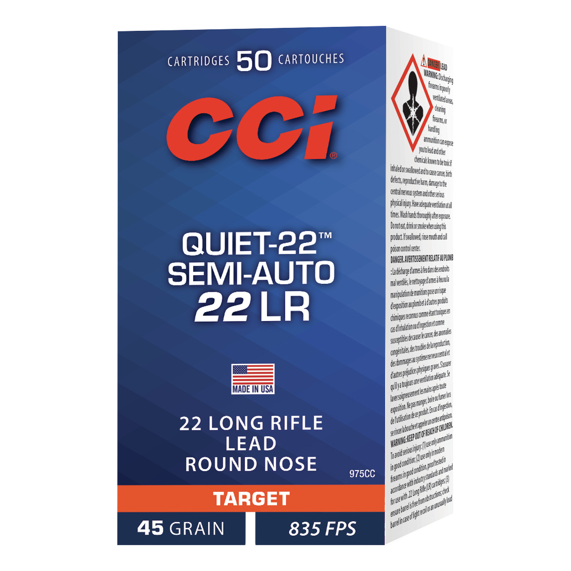 CCI Quiet-22 Semi-Auto .22 LR 45 Grain Rimfire Ammo | Cabela's